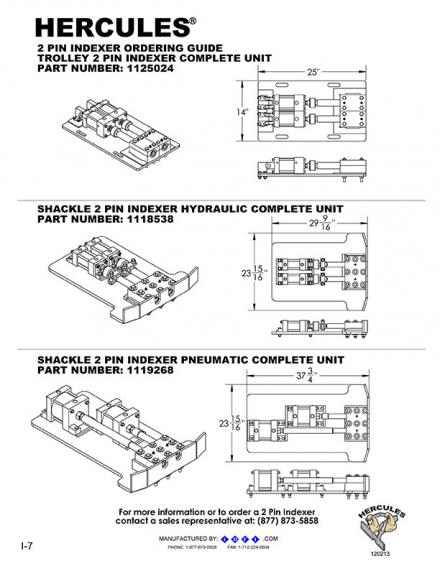 Lift and Pin Indexers